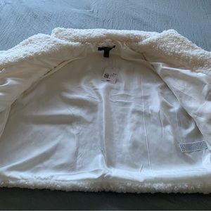 Off White Forever 21 shearling jacket
